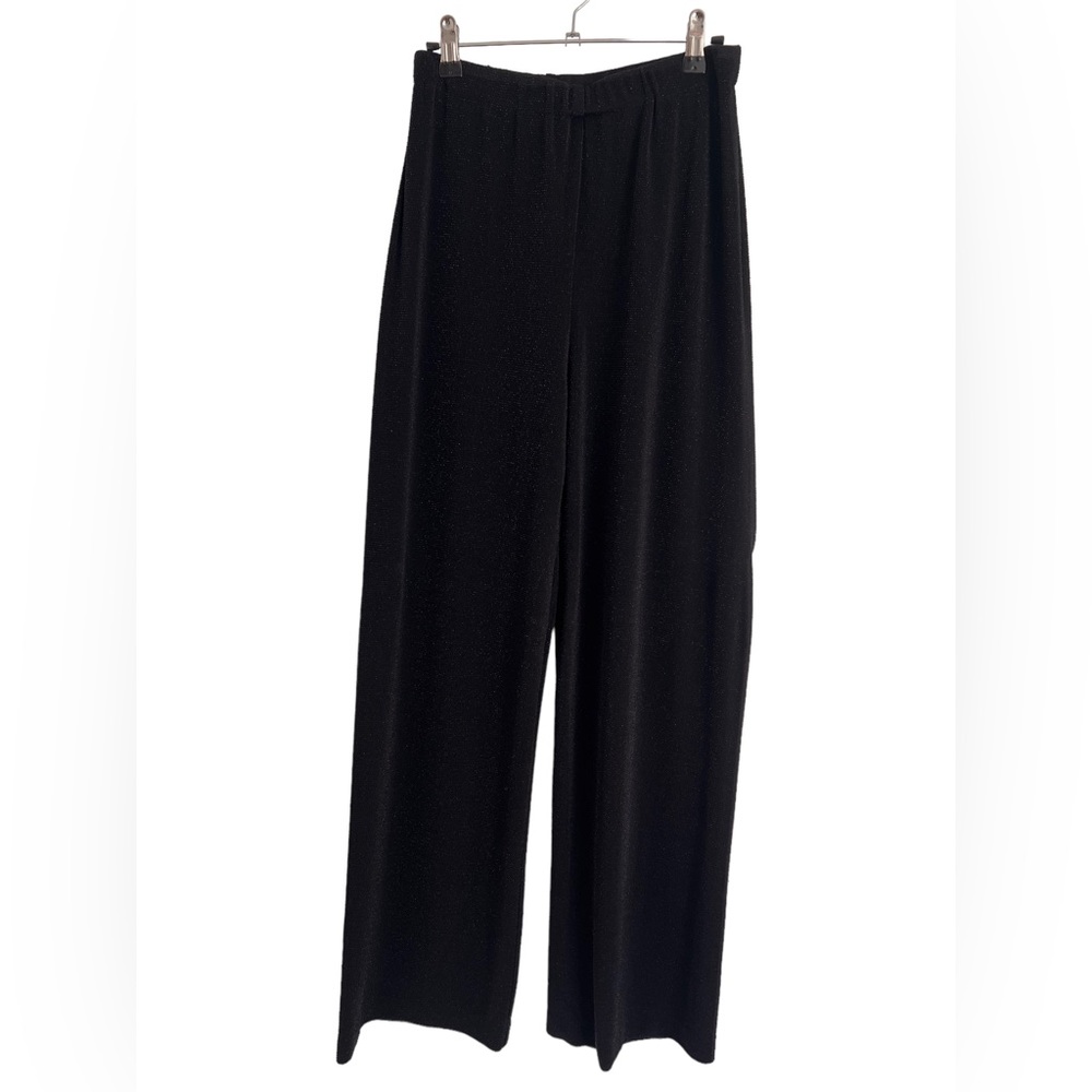 Jeanne Alexander, Women’s Straight Wide Leg Pants. Size M Color Black